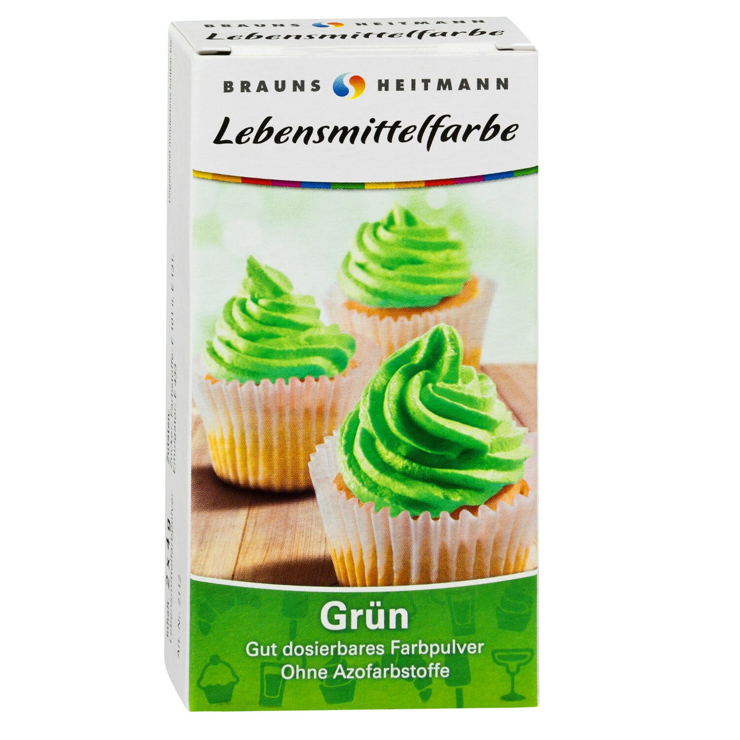 HEITMANN Lebensmittelfarbe grün 2x4g