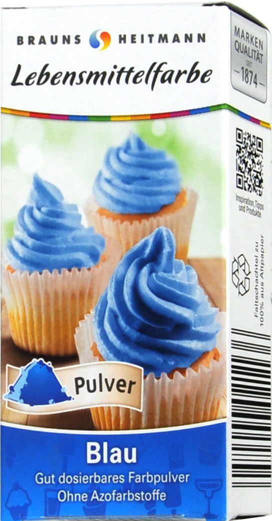 HEITMANN Lebensmittelfarbe blau 2x4g