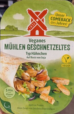 Mühlen Geschnetzeltes Typ Hähnchen vegan 180g