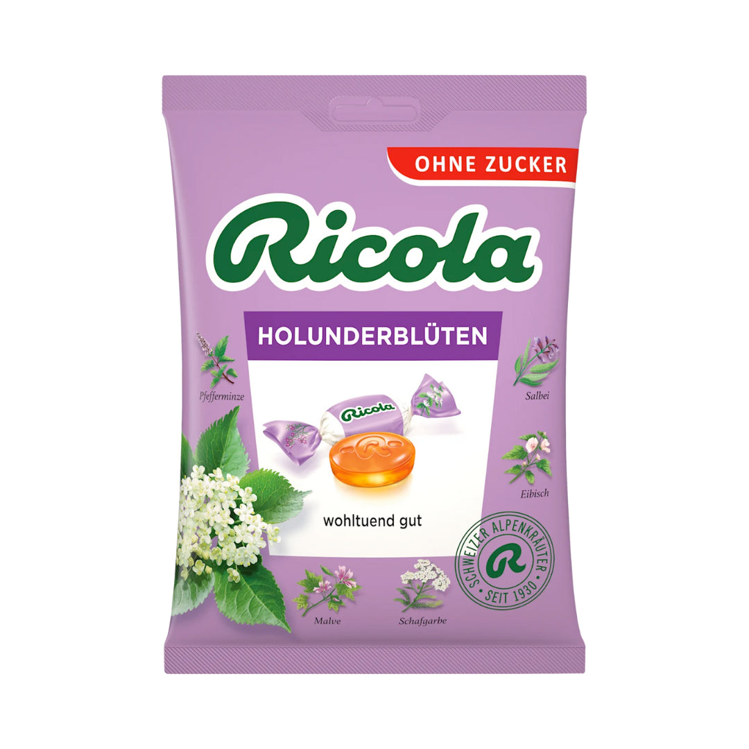 Ricola Holunderblüten ohne Zucker 75g