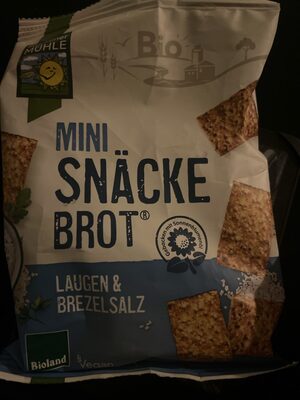 Bio Bohlsener Mühle Mini Snäckebrot Laugen & Brezelsalz 95g