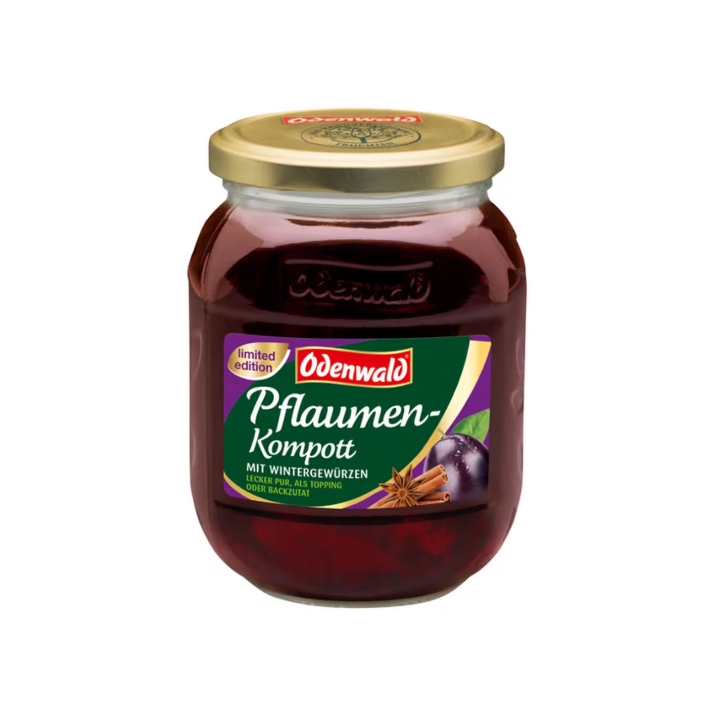 Odenwald Pflaumenkompott mit Gewürzen 355g
