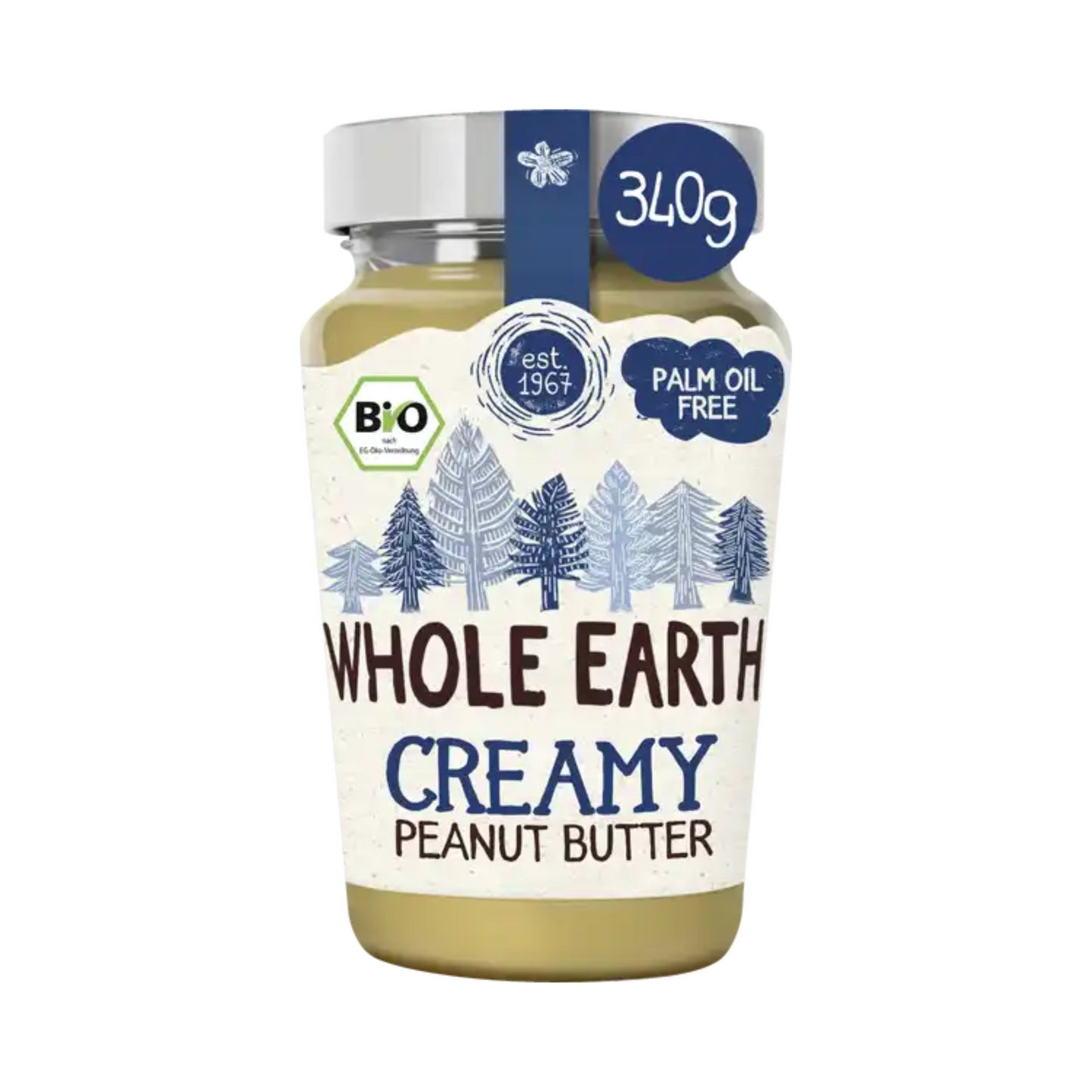 Bio Whole Earth Peanut Butter creamy 340g