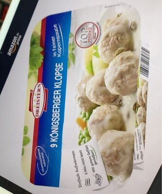 Dreistern 9 Königsberger Klopse in feiner Kapernsauce 900g