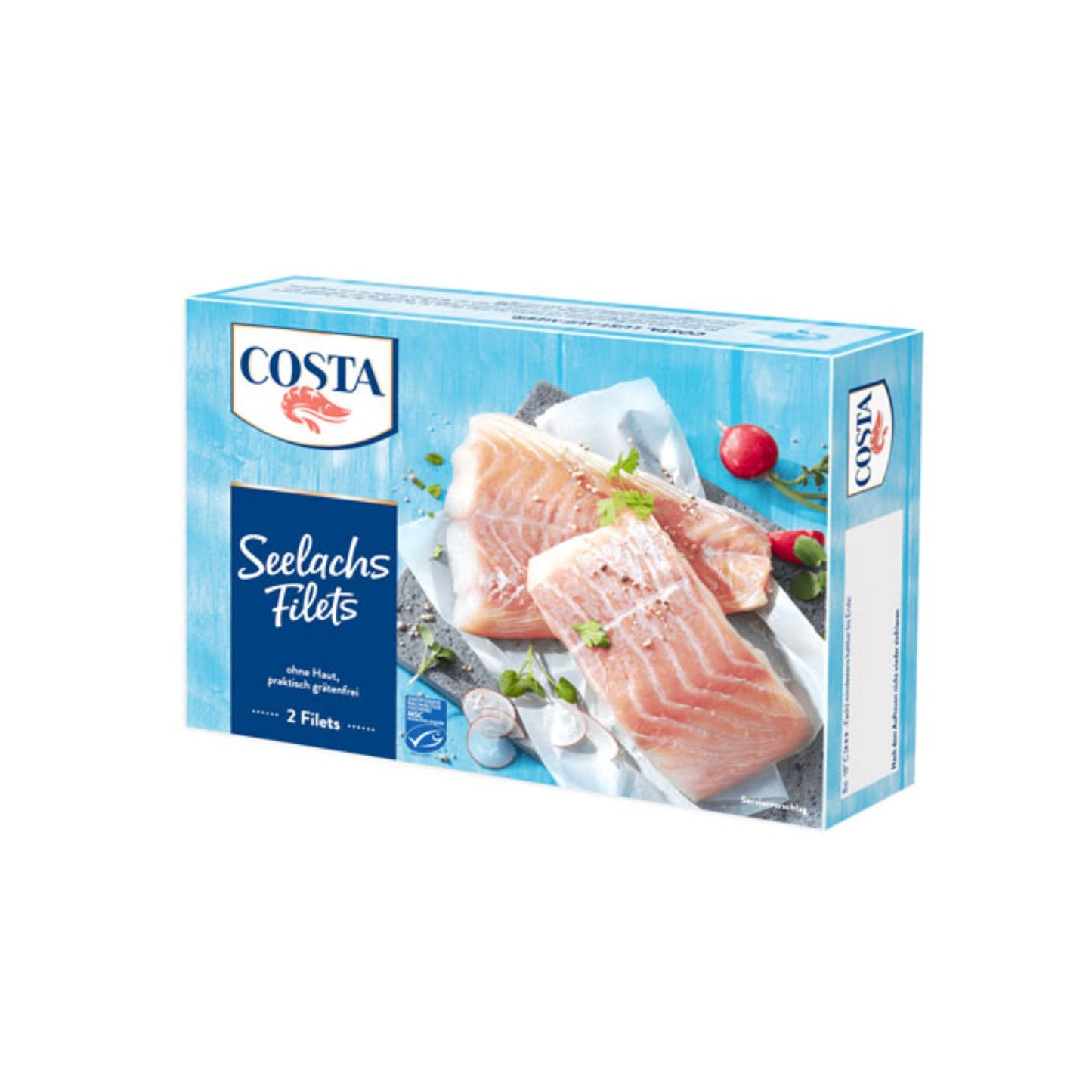 MSC Costa Seelachsfilet natur netto 225g