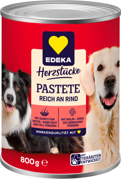 EDEKA Herzstücke Pastete reich an Rind 800g