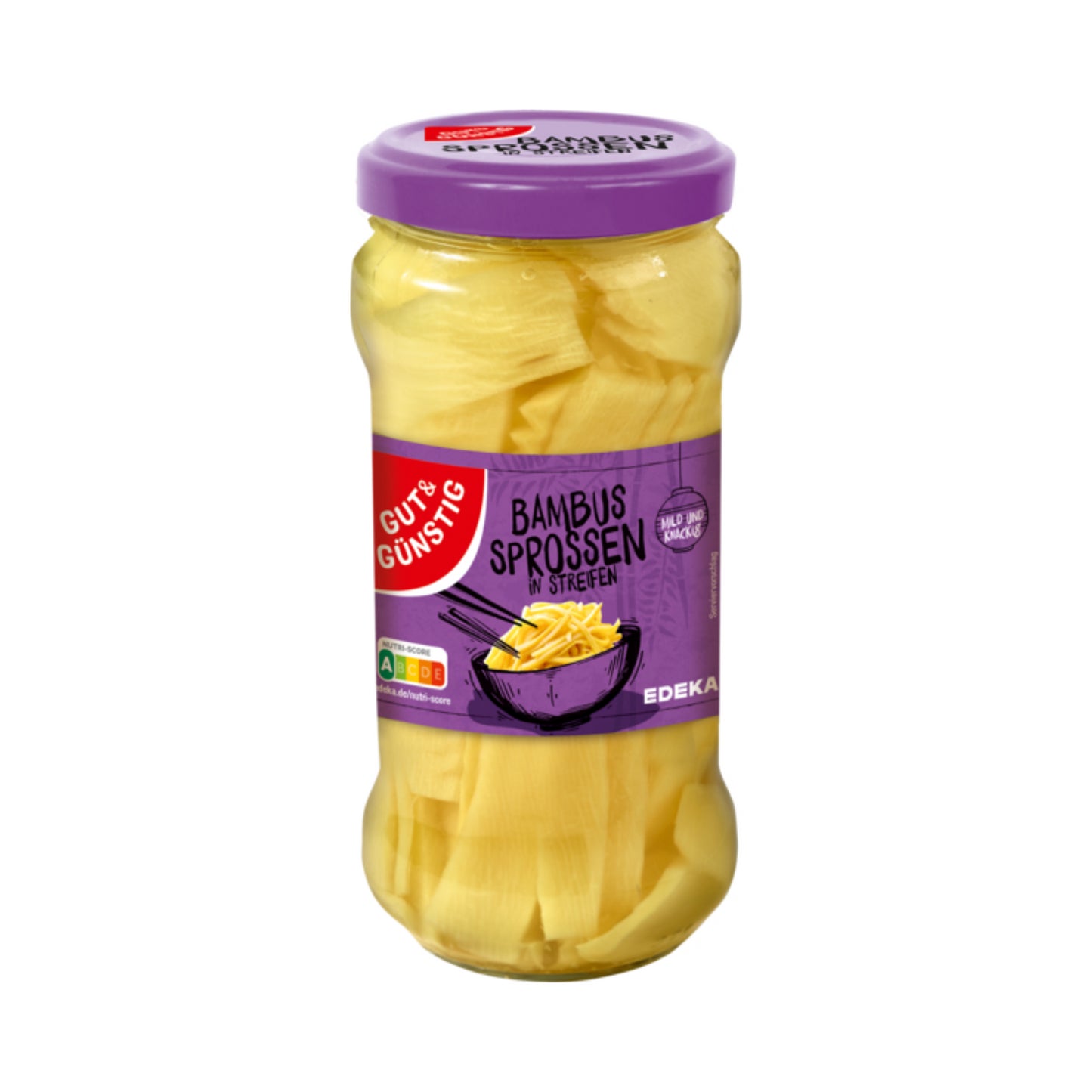GUT&GÜNSTIG feine Bambussprossen in Streifen 330g