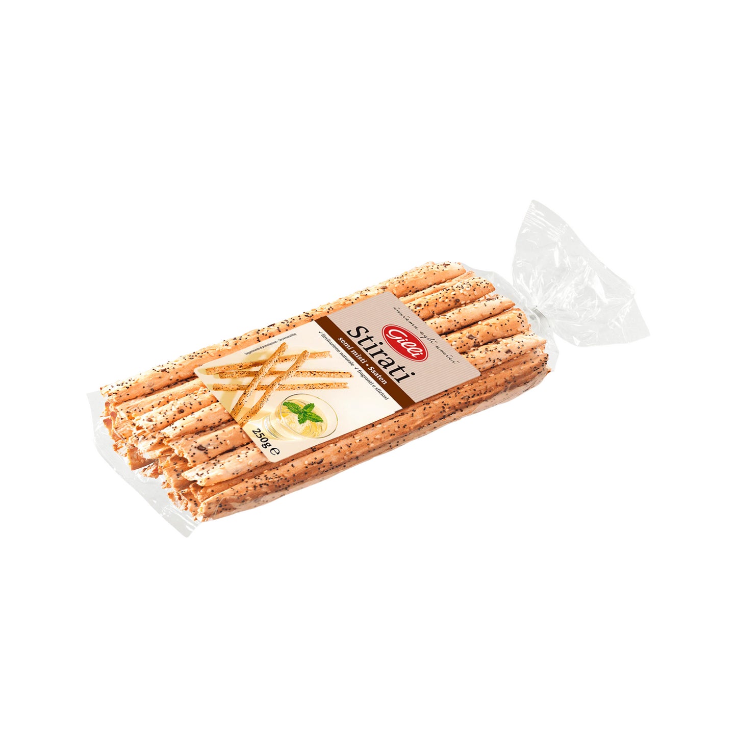 Gilli Grissini Mohn Sesam Leinsamen 250g