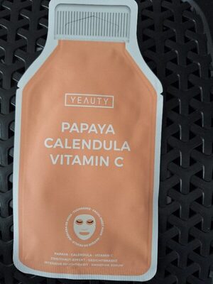 Yeauty Tuchmaske Papaya-Calendula-Vitamin C