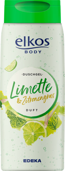 EDEKA elkos Duschgel Limette&Zitronengras 400ml