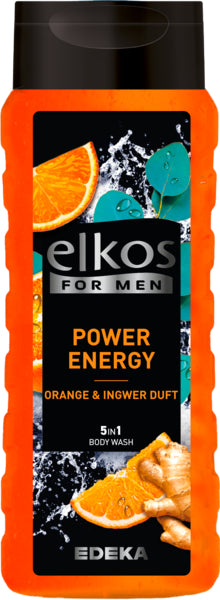 EDEKA elkos MEN Duschgel 5in1 Power Energy 400ml