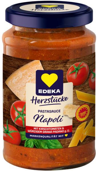 EDEKA Herzstücke Tomatensauce Napoletana mit Käse 350g
