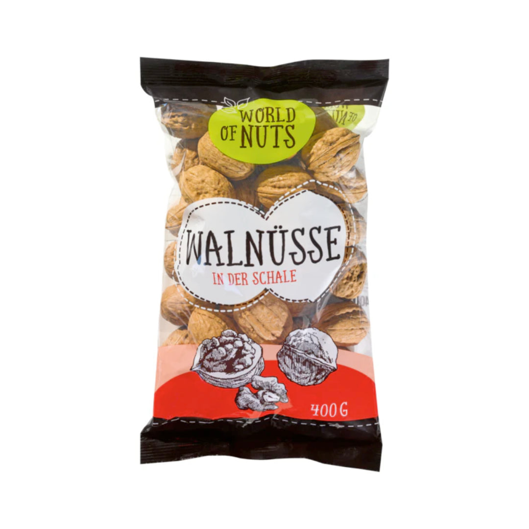 Walnüsse in der Schale 26-28mm Frankreich Klasse I 400g Beutel