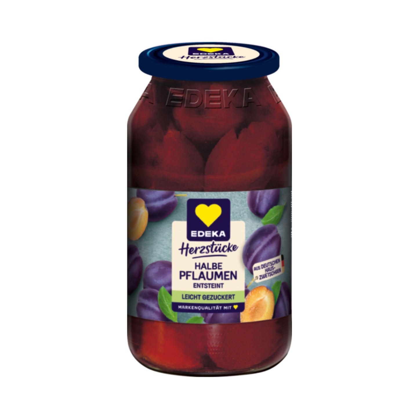 EDEKA Herzstücke Pflaumen leicht gezuckert 680g