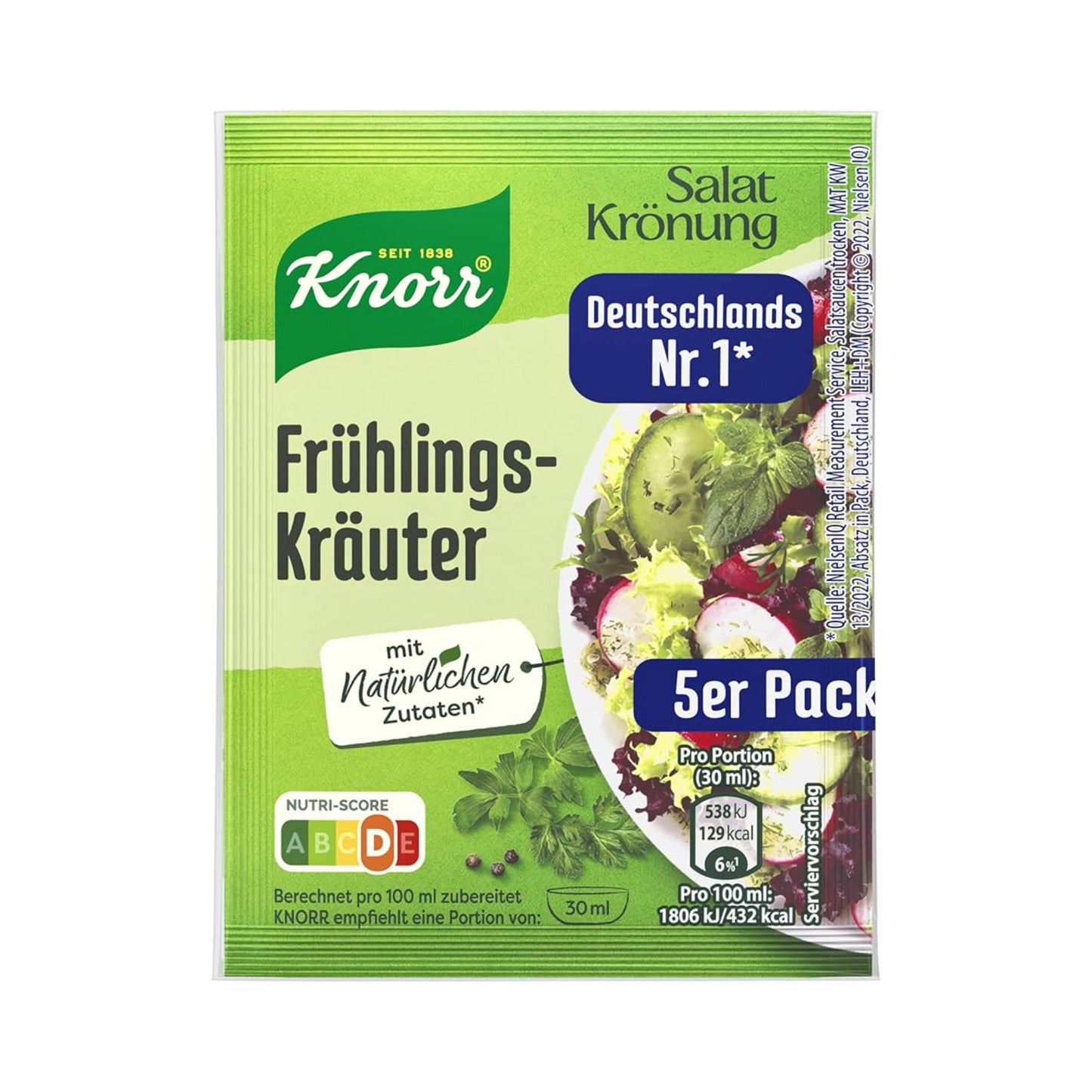 Knorr Salatkrönung Frühlingskräuter für 450ml 40g