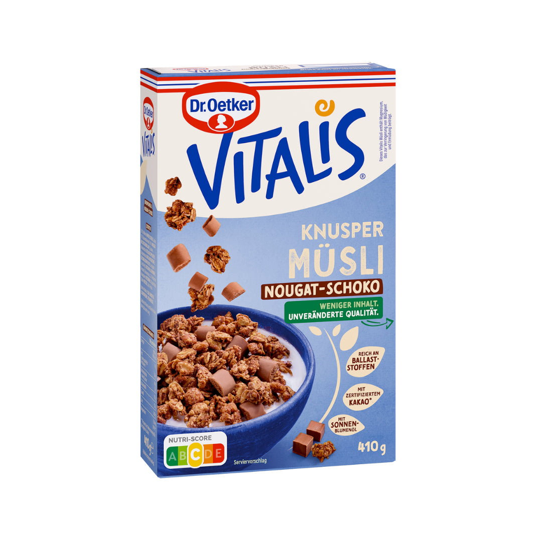 Dr.Oetker Vitalis Knuspermüsli Nougat-Schoko 410g