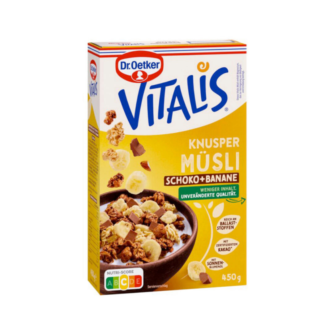 Dr.Oetker Vitalis Knuspermüsli Schoko Banane 450g