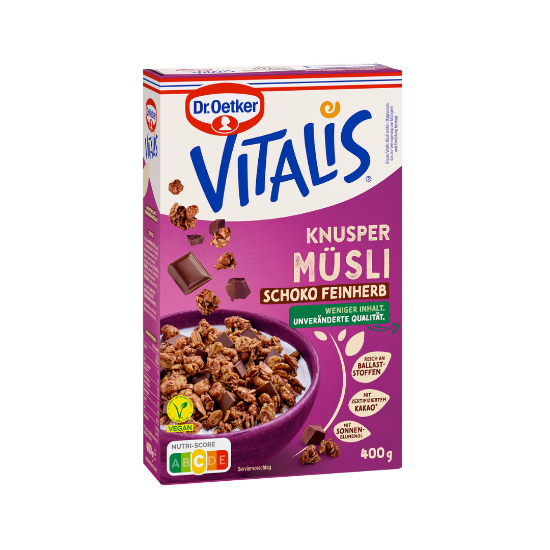 Dr.Oetker Vitalis Knuspermüsli Schoko feinherb 400g