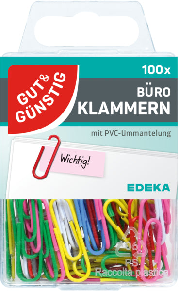 GUT&GÜNSTIG Büroklammern sortiert 100ST