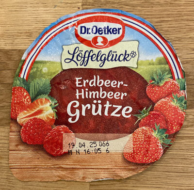 Dr.Oetker Erdbeer-Himbeer Grütze 400g