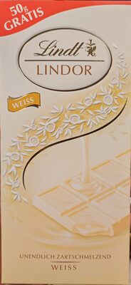 Lindt Lindor Tafel Weiß 150g