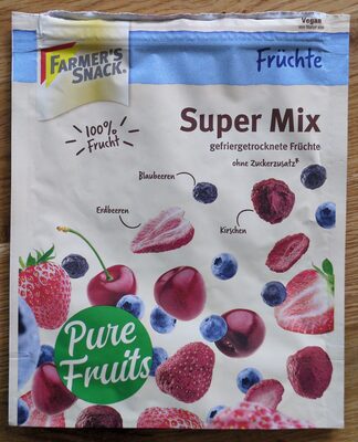 Farmers Snack Super Mix Pure Fruits gefget 25g