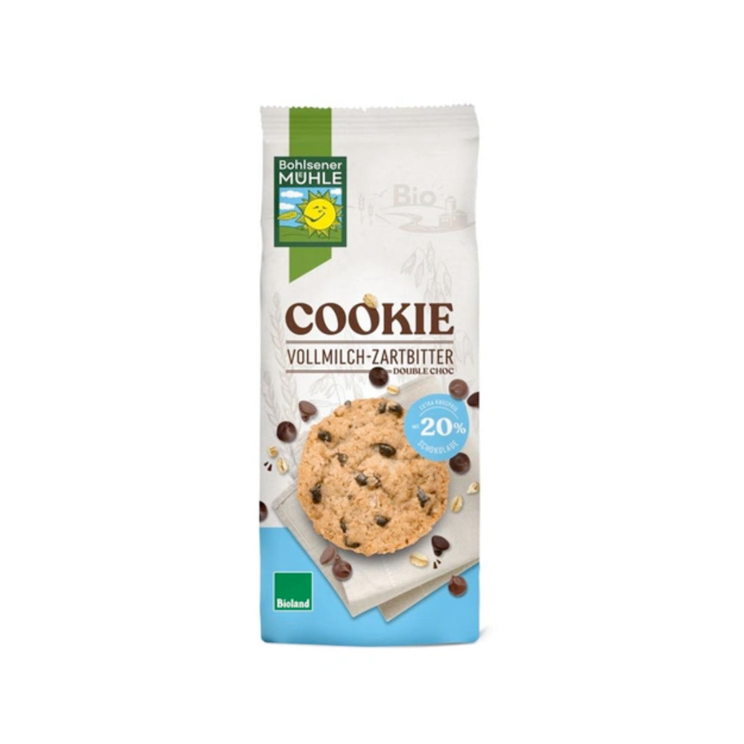 Bio Bohlsener Mühle Cookie Vollmilch-Zartbitter 175g