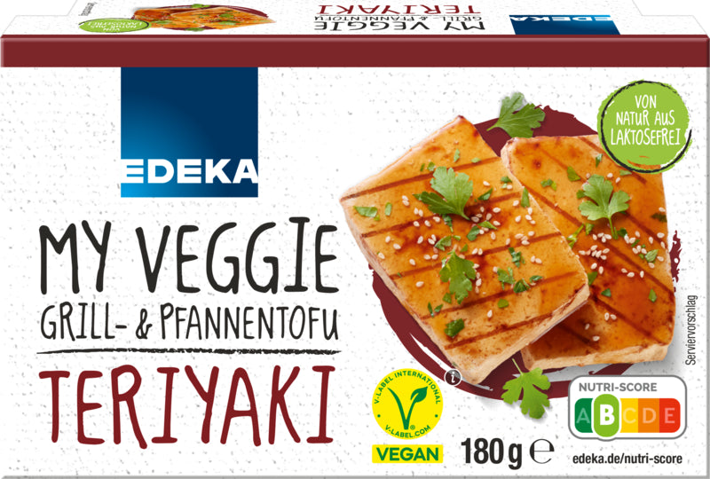 EDEKA My Veggie Veganer Tofu mariniert Teriyaki 180g