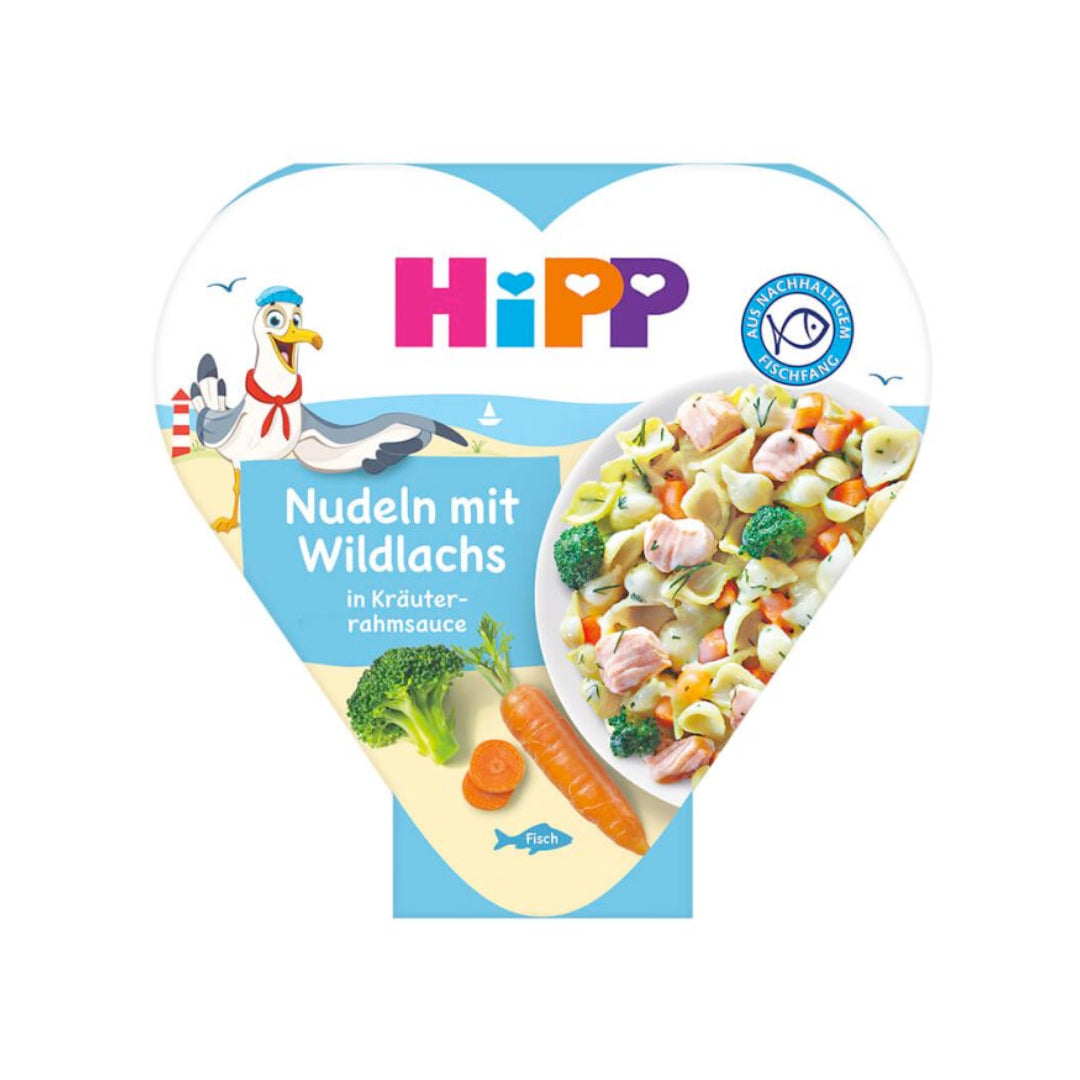 Hipp Nudeln mit Wildlachs in Kräuterrahmsauce 250g
