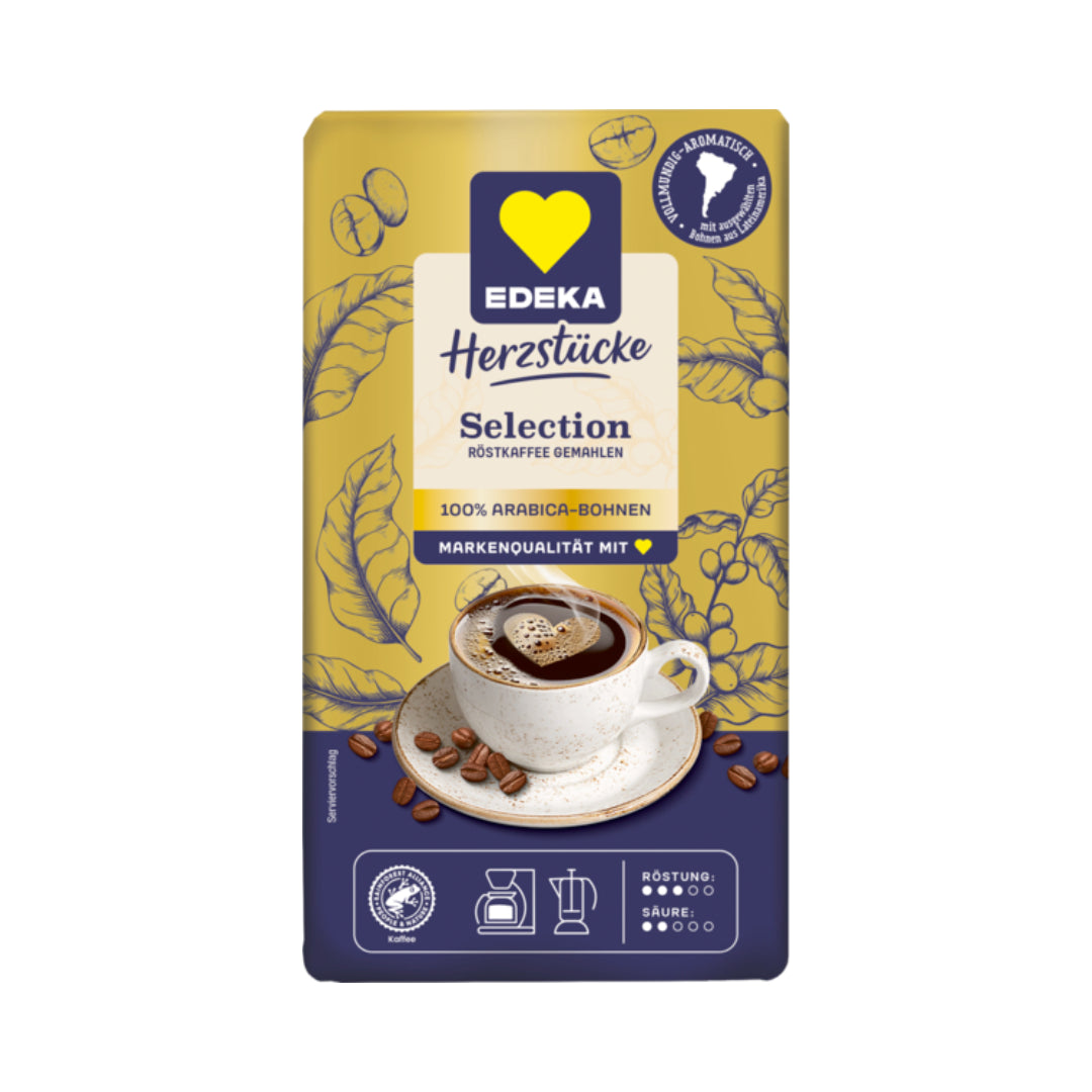 EDEKA Herzstücke Selection Röstkaffee gemahlen 500g
