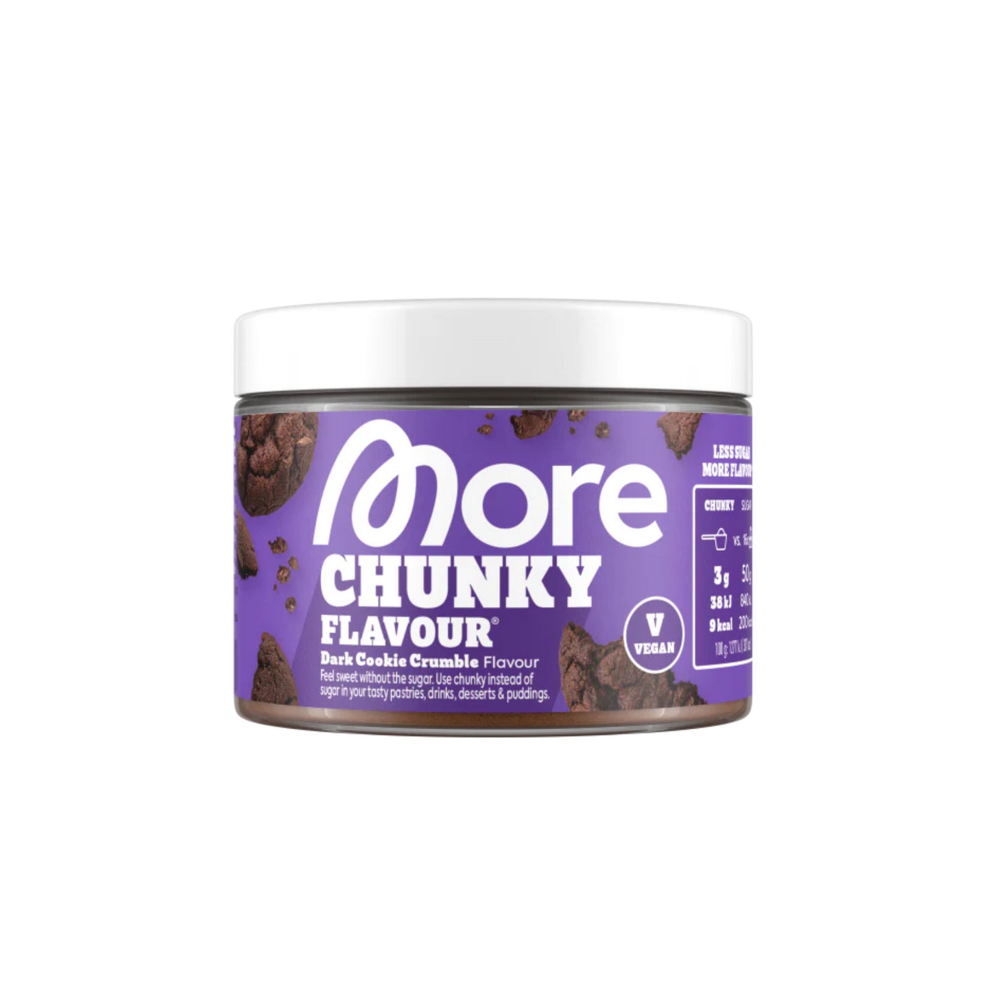 More Chunky Flavour Dark Cookie Crumb 90g