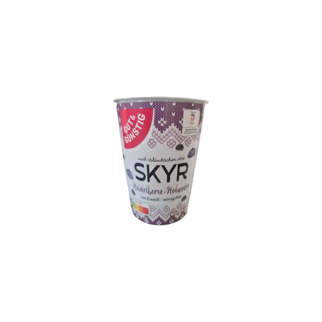 GUT&GÜNSTIG Skyr Heidelbeere Holunder 500g