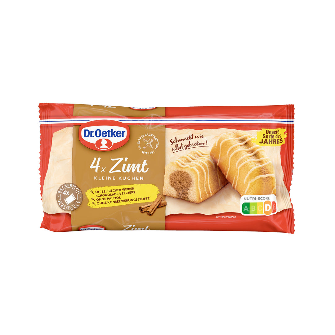 Dr.Oetker Fertige kleine Kuchen Sorte des Jahres Zimt 4x35g