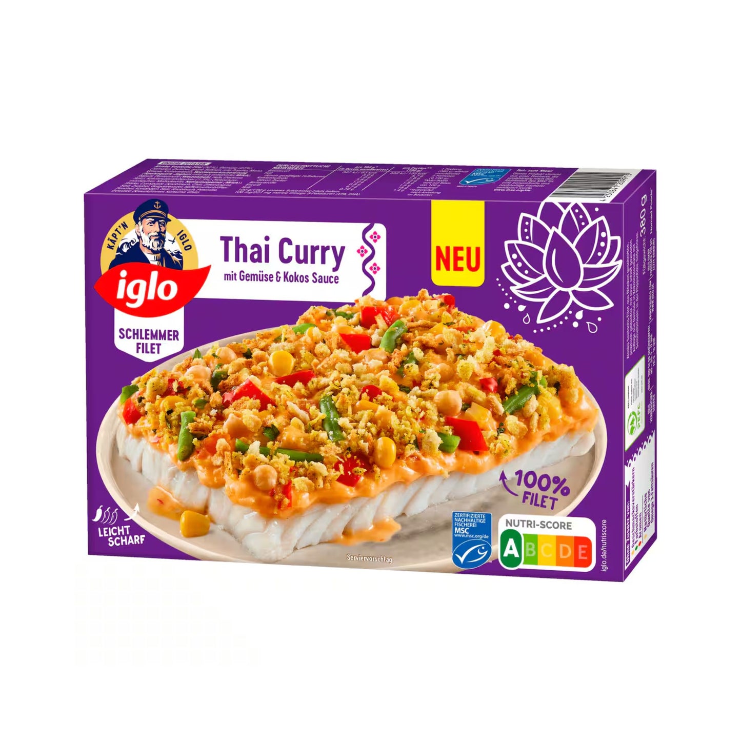 MSC Iglo Schlemmerfilet Thai Curry 380g