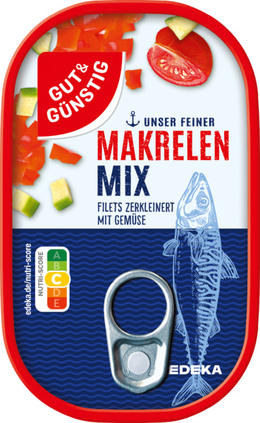 GUT&GÜNSTIG Makrelen-Mix 125g