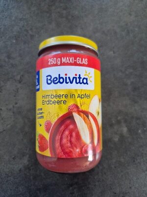 Bio Bebivita Früchte Himbeere in Apfel Erdbeere ab 5.Monat 250g