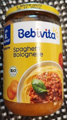 Bio Bebivita Spaghetti Bolognese 220g