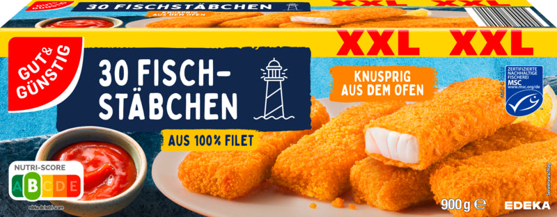 MSC GUT&GÜNSTIG XXL Fischstäbchen 900g