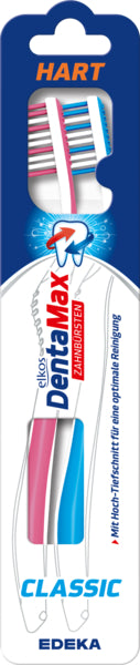 EDEKA elkos DentaMax Zahnbürste Classic hart 2ST