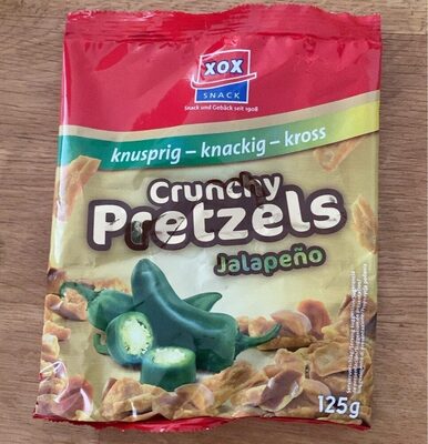 Xox Crunchy Pretzels Jalapeno 125g