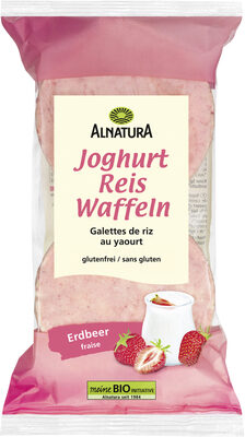 Bio Alnatura Reiswaffeln Joghurt Erdbeer 100g