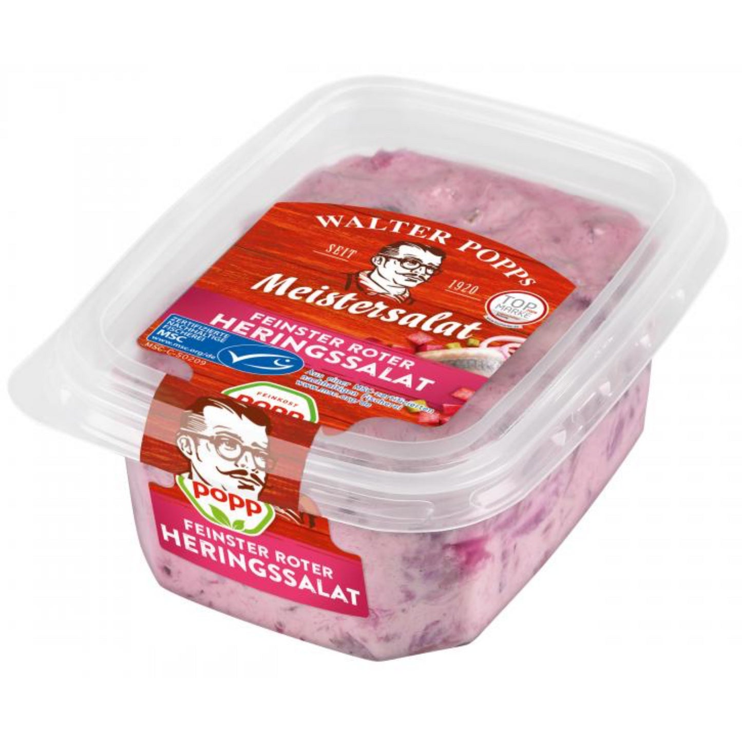Popp Meistersalate Heringsalat 200g