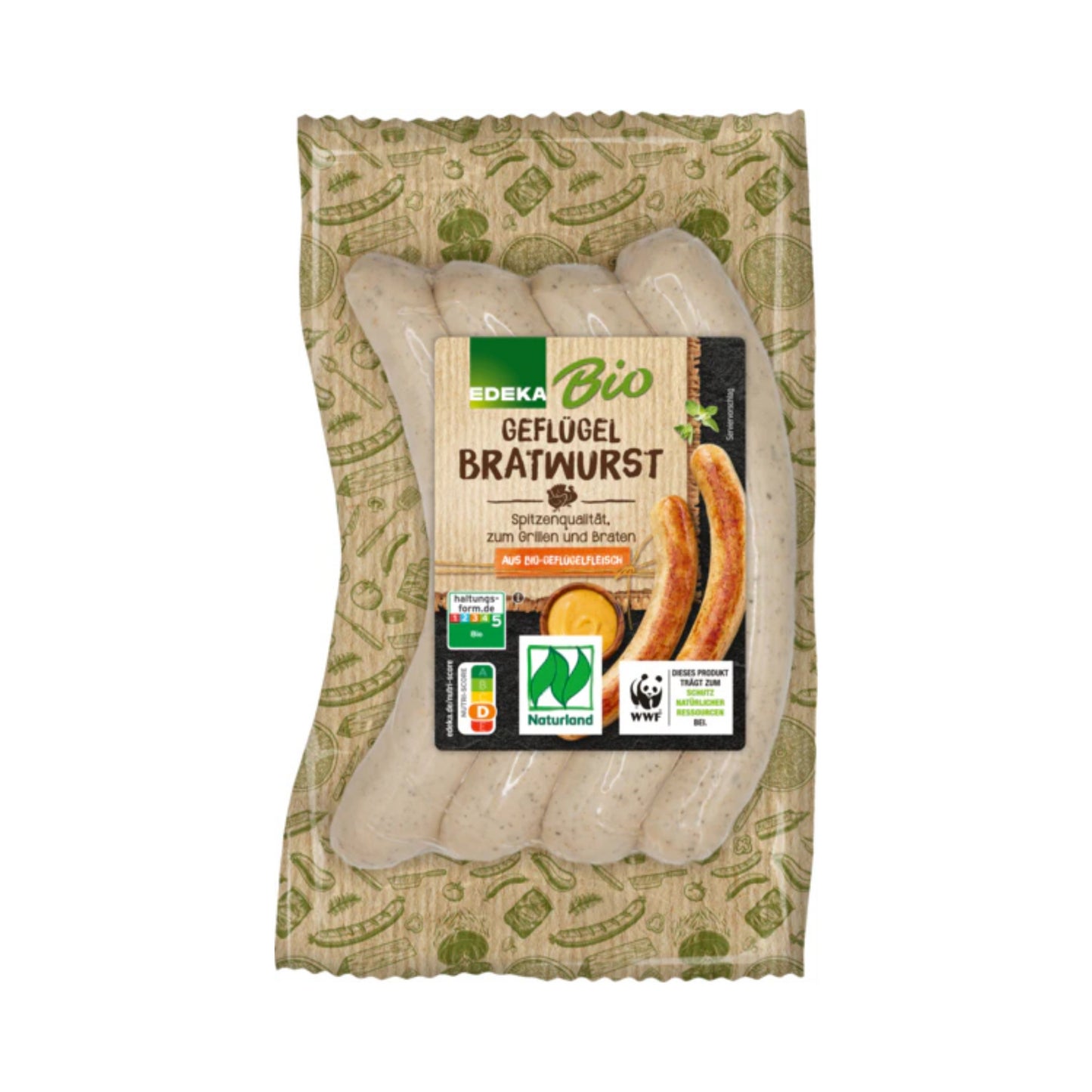 Bio EDEKA Geflügelbratwurst 200g