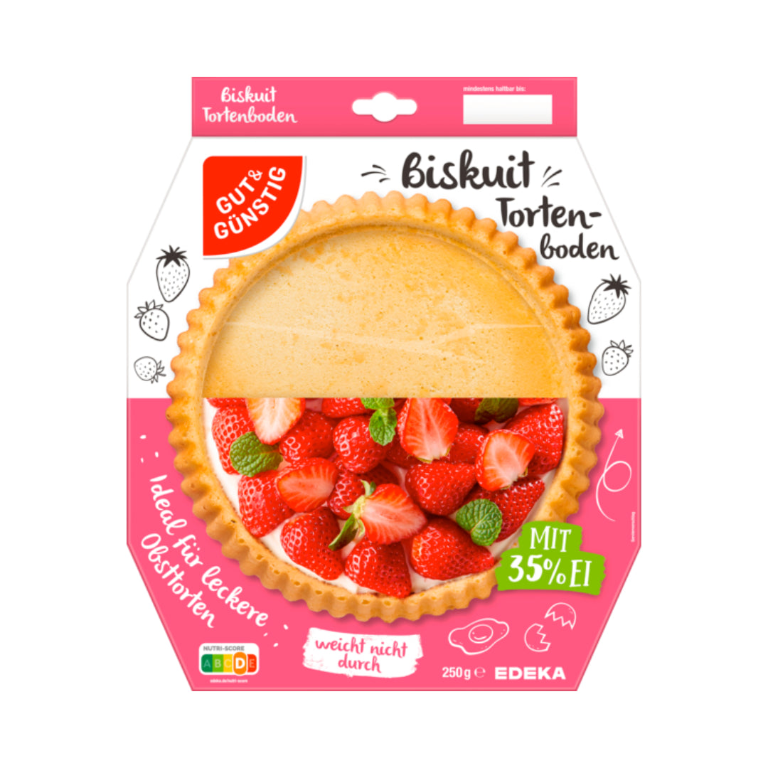 GUT&GÜNSTIG Biskuitboden 250g