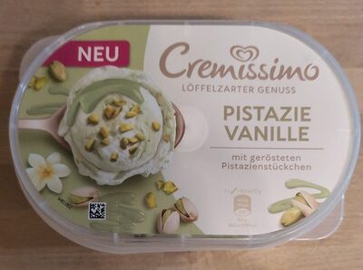 Langnese Cremissimo Pistazie Vanille Eis 825ml