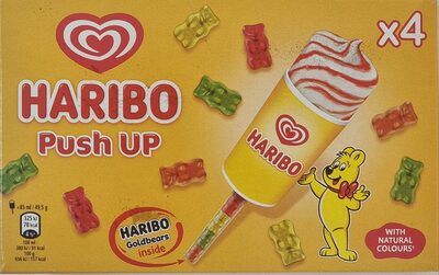 Langnese Push Up Haribo Eis 4x85ml