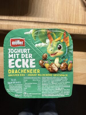 Müller Joghurt mit der Ecke Drachen Eier 150g