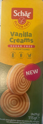 Schär Vanilla Creams Sugar free 115g