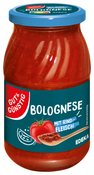 GUT&GÜNSTIG Nudelsauce Bolognese 420g