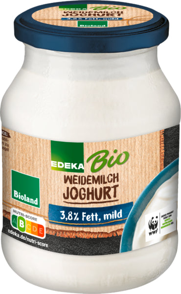 Bio EDEKA Weidemilch Joghurt mild 3,8% 500g MW